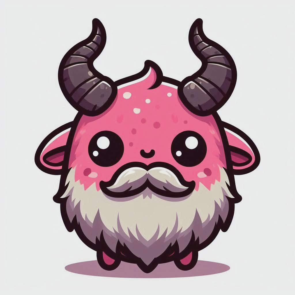 Baffometo, the Wanatux AI mascot